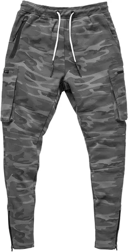 Vista 6 de BEUU Mens Workout Jogger Pants Gym Tapered Athletic Slim Sweatpants Sports Training Sweatpants for Men with Pocket