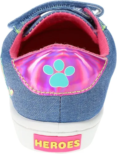 Vista 4 de Paw Patrol Toddler Shoe, Denim Low Casual, Skye, Everest, Chase, Marshall, Blue, Toddler
