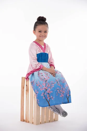 Vista 6 de Little Adventures Disfraz de princesa de flor de cerezo