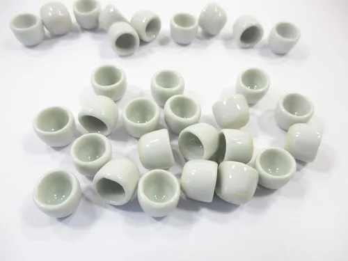 Vista 3 de 10 mini taza de té blanco taza casa de muñecas miniatura cerámica bebida suministro 12991