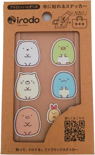 Vista 8 de Sanei Irodo SGN003 Sumikko Gurashi - Pegatina de tela Gecko