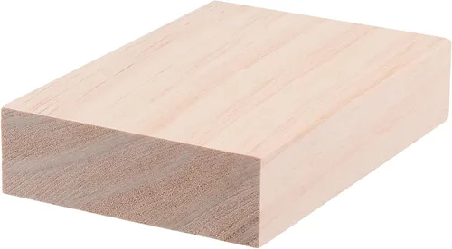 Vista 4 de 20 bloques de madera sin terminar de 5 x 3 x 1 pulgadas, bloque de madera rectangular, bloques de madera para manualidades, arte, proyecto de tallado