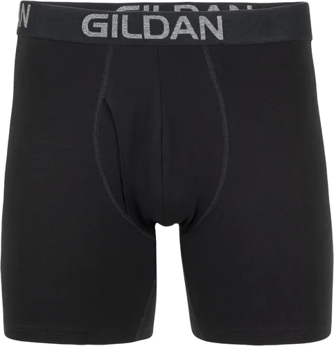 Vista 3 de Gildan - Calzoncillos tipo bóxer elásticos de algodón para hombre, paquete múltiple
