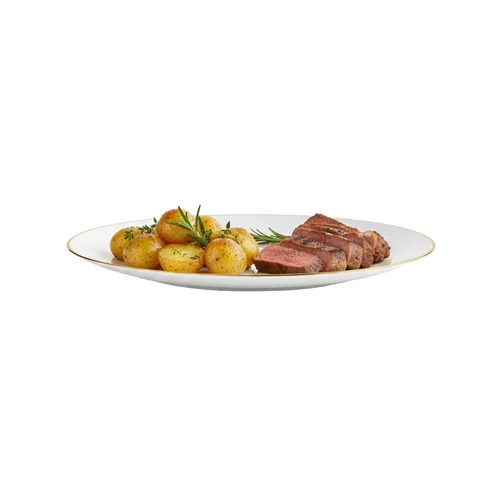 Vista 20 de Restaurantware Moderna - Platos desechables de 7.5 pulgadas, 40 platos de plástico duraderos para fiestas, platos llanos de plástico transparente