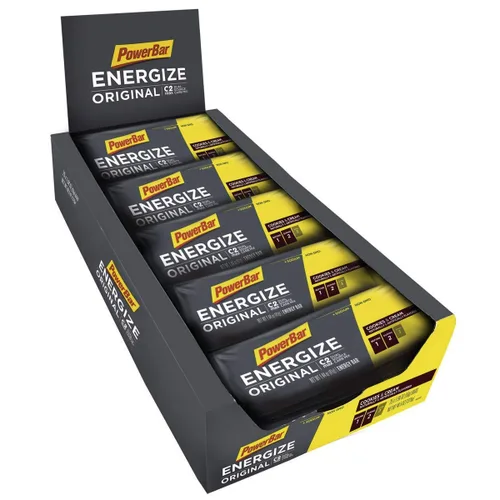 Vista 7 de PowerBar Energize Original - Barra energética Endurance - Combustible de alto rendimiento para deportes, maratón, atletas - 12 barras