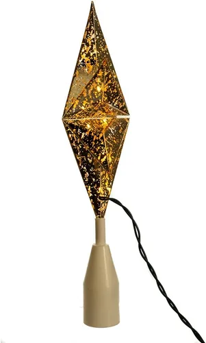 Vista 3 de Kurt Adler UL 10 Luz Dorado Estrella de Belén Adorno para Árbol