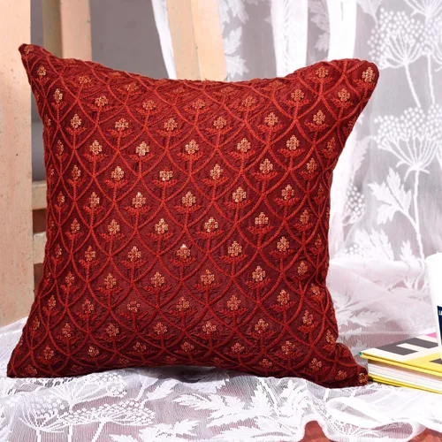 Vista 10 de Fundas de cojín decorativas azules pequeñas de 12 x 12 pulgadas, fundas de almohada bordadas con lentejuelas para sofá cama, paquete de 2 fundas