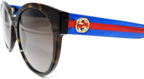 Vista 3 de GUCCI GG0035S - 004 Gafas de sol HavanaAzul con lente degradado marrón 2126in