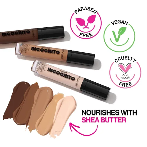 Vista 7 de wet n wild Mega Last Incognito 1114054 - Corrector líquido mate para todo el día