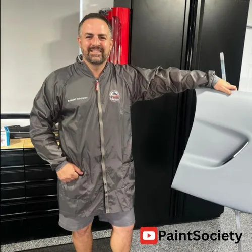 Vista 4 de Colad X Paint Society BodyGuard - Traje de pintura antiestática reutilizable para automóviles o abrigo de laboratorio