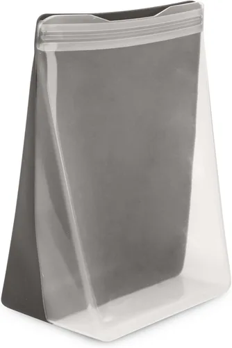 Vista 31 de W&P Porter Bolsa de almacenamiento reutilizable de silicona, sándwich (50 onzas de pie), color rubor, contenedor de almacenamiento de alimentos