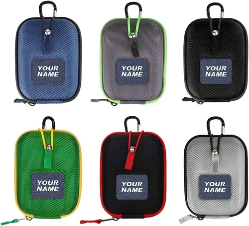 Vista 6 de Craftsman Golf Funda para telémetro con bandera de Estados Unidos, carcasa rígida para Tectectec Callaway, bolsa de transporte universal