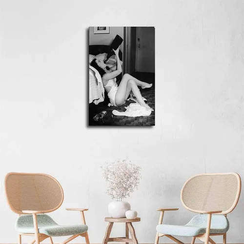 Vista 5 de Woman Drinking Prohibition - Póster de impresión vintage feminista de los años 20, lienzo de pintura en lienzo, arte de pared, impresión de imágenes