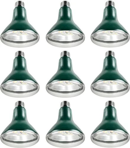 Vista 7 de GT-Lite Bombillas LED de 33 W de espectro completo con 28.22 PPF, base E26, luz de crecimiento con reflector para plantas de interior y exterior