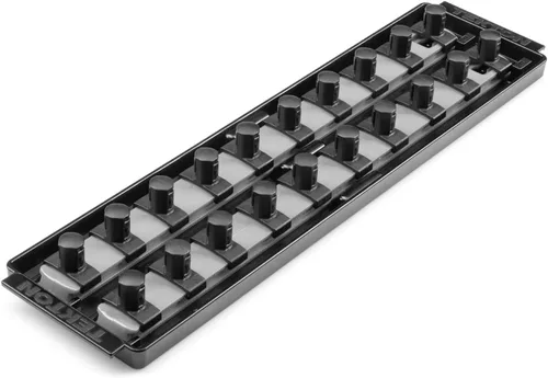 Vista 29 de TEKTON - Llave de tubo de 1/2 pulgada x riel de 33 cm con 10 clips (negro) OSR22210 Fabricado en EE. UU