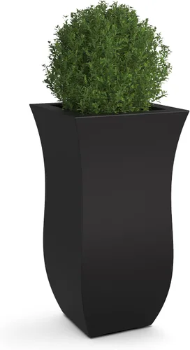 Vista 13 de Mayne Valencia - Maceta de 30 pulgadas de alto, resistente a la intemperie, para flores, diseño duradero para interiores y exteriores, para patio