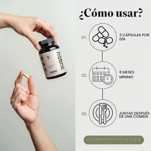 Vista 6 de BUNDU Suplementos para el crecimiento del cabello, fórmula natural, libre de OMG, libre de crueldad para un cabello más completo Reduce