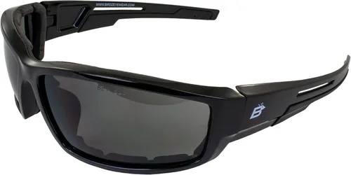 Vista 10 de Gafas de sol Swoop antiniebla acolchadas para motocicleta, marco negro con lente amarilla
