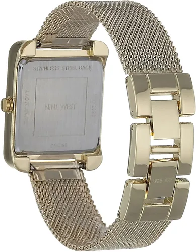 Vista 5 de Nine West Reloj pulsera de malla para mujer
