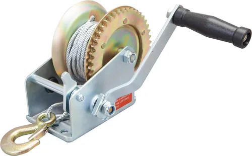 Vista 6 de Big RED ATRT1161SR Torin Cabrestante Manual de Manivela con Cable de Acero de Servicio Pesado de 1600 libras de Capacidad con Correa de Nailon