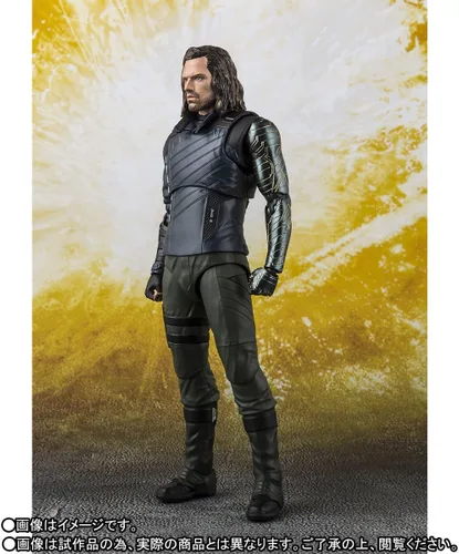 Vista 3 de TAMASHII NATIONS S.H. Figuarts Bucky & Tamashii Efecto Impacto Vengadores Infinity War