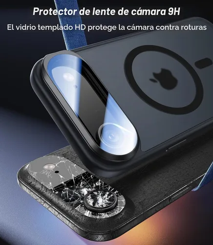 Vista 2 de VOFATA [Protección Completa Mejorada de la Cámara] para Funda iPhone Air con Cubierta de Cámara con Soporte [Compatible con MagSafe][Protección