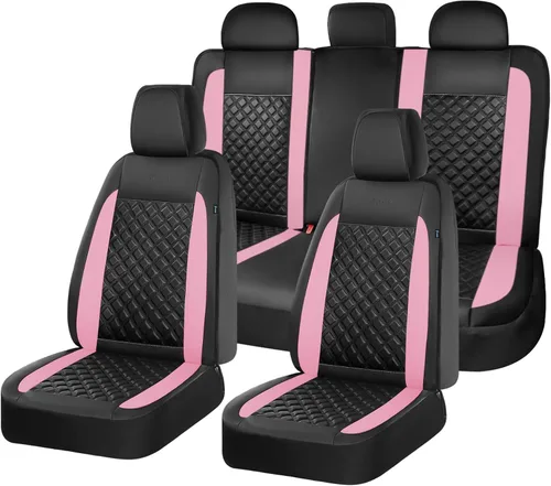 Vista 35 de Fundas de asiento delantero de automóvil, fundas de asiento de cuero para automóviles, protector de asiento de automóvil, impermeable, transpirable
