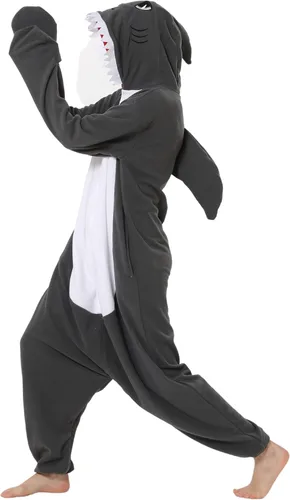 Vista 4 de Unisex Adult Onesie Pajamas Animal Cosplay Onesies Costume Christmas Party Sleepwear HomeWear Jumpsuit