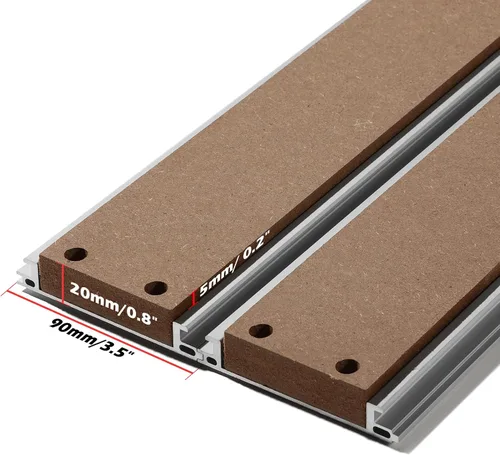 Vista 6 de Genmitsu 1010 Aluminio y MDF Tabla de Spoilboard Híbrida para CNC Router Machine PROVerXL 4030 a 1010 XY-Axis Kit de extensión