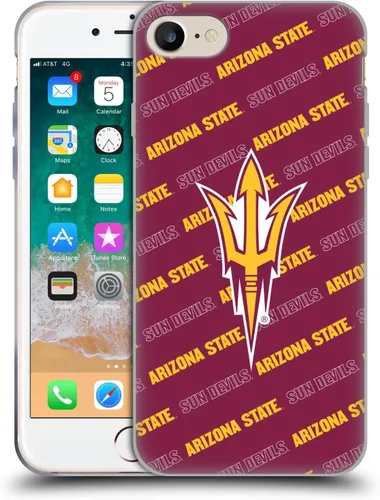 Vista 61 de Head Case Designs Funda de gel ASU Camou con licencia oficial de la Universidad Estatal de Arizona [protección de grado militar] compatible