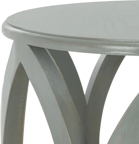 Vista 4 de Safavieh American Homes Collection Janika - Mesa decorativa gris francés
