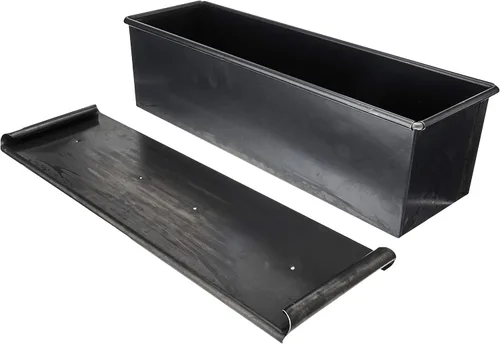 Vista 2 de Paderno World Cuisine Pan de acero azul de 13.75 por 4 pulgadas con tapa