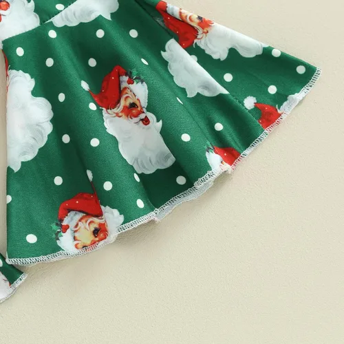 Vista 7 de Kuriozud Conjunto de pantalones acampanados para bebé recién nacida, con volantes, lindo conjunto de pantalones acampanados con diadema y ramitas
