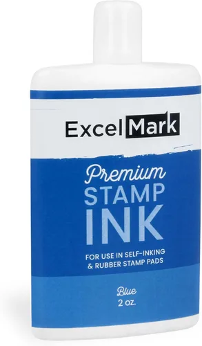 Vista 18 de ExcelMark Premium - Tinta de recambio para sellos autoentintados - 1 onza (Negro)