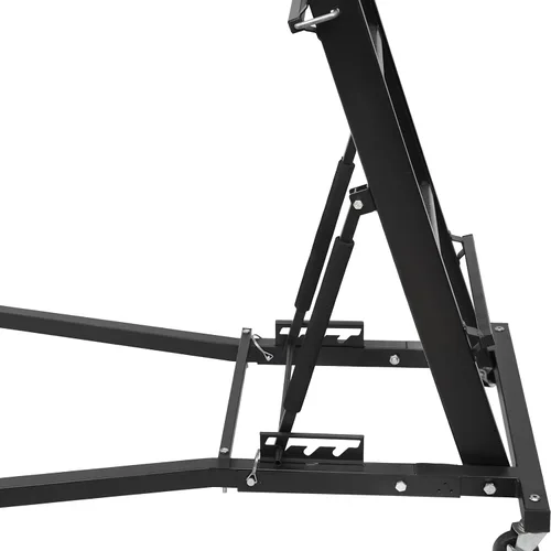 Vista 5 de Enredadera ajustable para motor automotriz, cubierta acolchada gruesa, plegable, capacidad de 400 libras para garaje en el hogar, mantenimiento