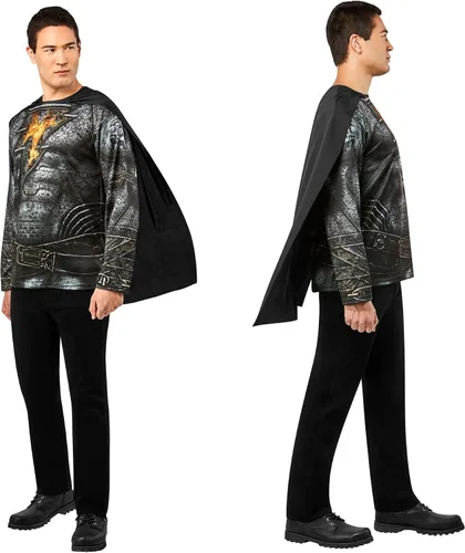 Vista 2 de Rubies Men's DC Comics Black Adam Costume Top