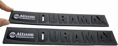 Vista 8 de 2X Emblema de Coche 345 Calcomanía de Insignia de Letra 3D Repuesto para 345 Negro Mate Completo 1