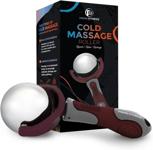 Vista 11 de PRIME Fitness Bola de masaje montada en la pared Terapia de frío Masajeador de espalda Cryo Stick Alivia el dolor muscular (masajeador 360)