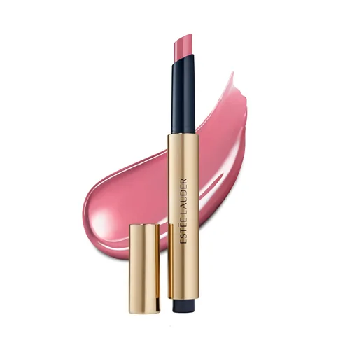Vista 12 de Estée Lauder Pure Color Melt-On Glosstick para labios Brillo labial voluminizador e hidratante 128 Rubor derretido - Un nude rosado con matices