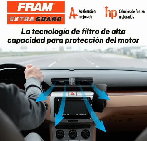 Vista 3 de Fram ca10085 extra Guardia Filtro de Aire – Flex Panel