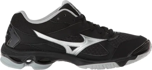 Vista 5 de Mizuno Wave Bolt 7 Mujeres Negro-Plata 115 NegroPlata