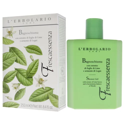 Vista 4 de L'Erbolario Frescaessenza Gel de ducha, delicado pero increíblemente energizante, perfecto para una limpieza profunda, restaura la flexibilidad a