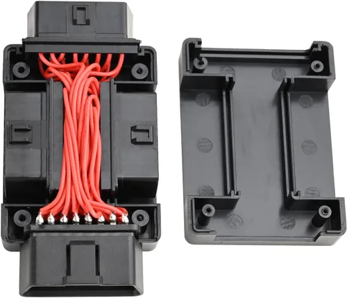 Vista 4 de iKKEGOL Pocket OBD2 Splitter Adapter Full 16 Pin 1 Macho a 3 Hembra OBD Cable Convertidor Conector (negro)
