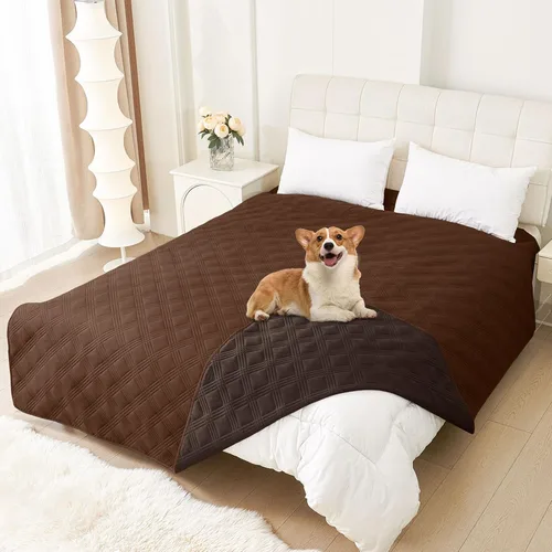 Vista 115 de Manta impermeable para cama de perro, mantas suaves para mascotas, funda impermeable para sofá para perros, fundas reversibles lavables para muebles