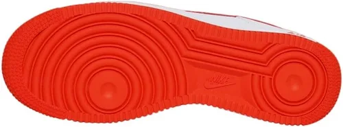 Vista 4 de Nike Air Force 1 '07' unisex para adulto, BlancoBlanco-picante Rojo-blanco