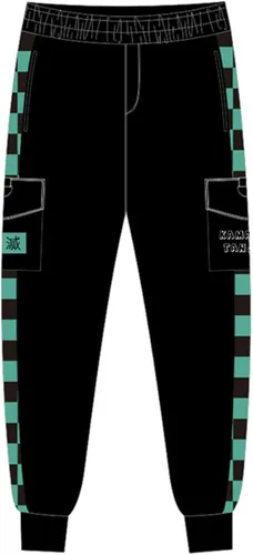 Vista 5 de BIUTEY Tanjirou - Pantalones deportivos Giyuu de Hip Hop, pantalones Zenitsu, pantalones deportivos de anime para niños y niñas
