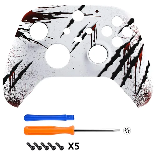 Vista 3 de eXtremeRate Wild Attack Soft Touch Front Housing Shell for Xbox Series XS Controller, Custom Cover Faceplate for Xbox Series XS, Xbox Core