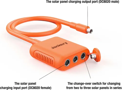 Vista 2 de Conector de la Serie Solar Jackery para la Estación de Energía Portátil Explorer y Panel Solar SolarSaga 200W