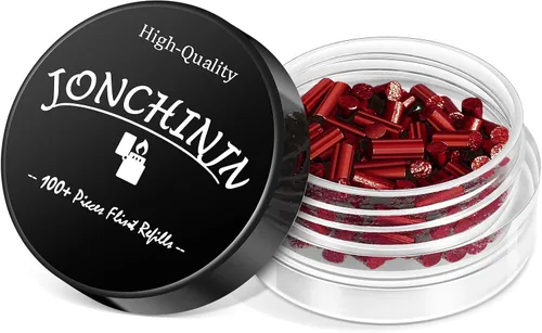 Vista 11 de Lighter Flints 100+ piezas y mechas de algodón 20 piezas, kit de reparación de encendedor de alta calidad, compatible con Zippo y Clipper