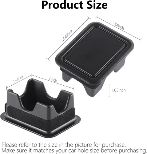 Vista 4 de BJSIA Paquete de 2 fundas de bolsillo de estaca para camionetas, fundas de bolsillo de estaca compatibles con Dodge Ram 1500 2019-2023 cubierta